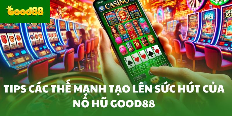 Tips các thế mạnh tạo lên sức hút của nổ hũ Good88